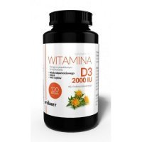 VITADIET Witamina D3 2000 IU 120 kapsułek w słoiku