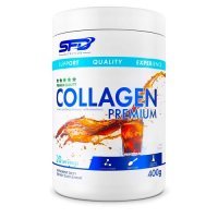 SFD COLLAGEN PREMIUM Kolagen msm kwas hialuronowy o smaku coli 400 g