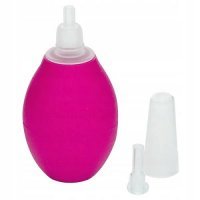 CANPOL Gruszka do nosa dla niemowląt z miękką i twardą końcówką 9/119 różowa