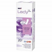 SENI LADY SLIM Micro Plus Anatomiczne wkładki urologiczne 20 sztuk