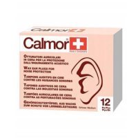 CALMOR woskowe zatyczki do uszu 12 sztuk