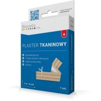 PLASTER tkaninowy z opatrunkiem 1 m x 6 cm BIOCANTO