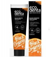 ECODENTA BLACK ORANGE Czarna wybielająca pasta do zębów o smaku pomarańczowym 100 ml