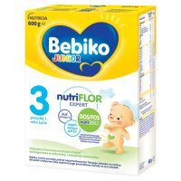 BEBIKO Junior 3 Nutriflor Expert powyżej 1. roku życia 600 g