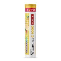 PUWER Complex Witamina C1000 FORTE 20 tabletek musujących