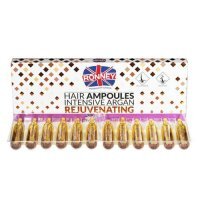 RONNEY HAIR Intensive Argan Rejuvenating ampułki do włosów głębokie nawilżenie i odżywienie 12x10ml