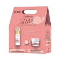 FLOSLEK SNAIL ZESTAW Krem-Żel naprawczy na dzień i na noc 50 ml + koncentrat regenerujący 30 ml