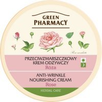 GREEN PHARMACY Krem do twarzy odżywczy, przeciwzmarszczkowy RÓŻANY 150 ml