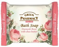 GREEN PHARMACY Mydło w kostce RÓŻA DAMASCEŃSKA MASŁO SHEA 100 g