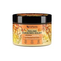VIS PLANTIS Peeling cukrowo - solny do ciała, olej arganowy i olej lniany 350 g