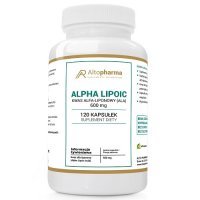 ALTO PHARMA Alpha Lipoic Kwas ALFA-LIPONOWY 600mg 120 Vege kapsułek