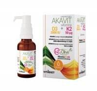 VITADIET Akavit Witamina D3 2000IU + K2 50 mcg 29,4 ml
