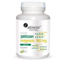 ALINESS Jabłczan Magnezu z Witaminą B6 (P-5-P) 100 kapsułek wegańskich