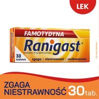 FAMOTYDYNA Ranigast 20 mg 30 tabletek