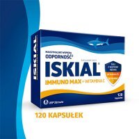 ISKIAL IMMUNO MAX + WITAMINA C 120 kapsułek