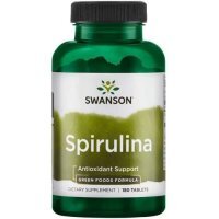 SWANSON Spirulina 180 tabletek