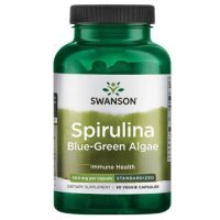 SWANSON Spirulina Standaryzowana Natural blue-green algae 90 kapsułek