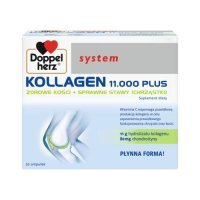 DOPPELHERZ System KOLLAGEN 11.000 PLUS 30 ampułek po 25 ml