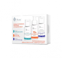 AVA Zestaw do domowej eksfoliacji w trzech krokach z kwasem migdałowym 15 % + krem Strategy 50ml