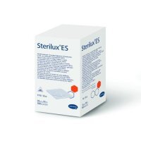 STERILUX ES Kompresy gazowe NIEJAŁOWE 12-warstw 17-nitkowe  10cm x 10cm 100 sztuk HARTMANN