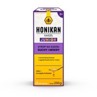 HONIKAN Kaszel JUNIOR syrop na kaszel suchy i mokry 230 g