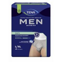TENA MEN PANTS NORMAL Grey Majtki chłonne dla mężczyzn L/XL 8 sztuk