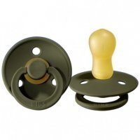 BIBS smoczek z naturalnego kauczuku Hevea rozmiar L GREEN HUNTER 12-24 miesiąca 1 sztuka