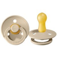 BIBS smoczek z naturalnego kauczuku Hevea rozmiar S BABY SAND 0-6 miesiąca 1 sztuka