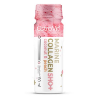 OSTROVIT Marine Collagen SHOT Kolagen Morski Shot 80 ml kokosowo-brzoskwiniowy