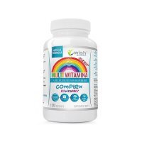 Wish Pharmaceutical Multiwitamina Junior + Prebiotyk, 120 kaps.