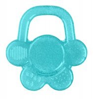 BABYONO Gryzak żelowy dla niemowląt KWIATEK zielony (1018)