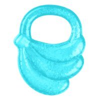 BABYONO Gryzak żelowy dla niemowląt BANANY morski, 1 szt.