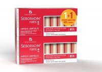 2 x SEBORADIN FORTE Ampułki przeciw przewlekłemu wypadaniu włosów 14 sztuk