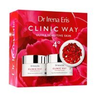 CLINIC WAY ZESTAW 4 krem na dzień 50 ml +  krem na noc 50 ml + 30 kapsułek