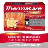 THERMACARE Kompresy rozgrzewające na plecy i biodra 4 sztuki