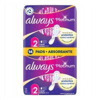 ALWAYS ULTRA PLATINUM SUPER Podpaski ze skrzydełkami 2 x 7 sztuk