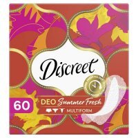 DISCREET Summer Fresh Wkładki higieniczne, 60 sztuk