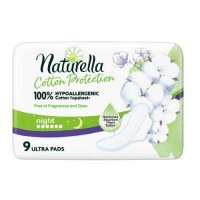 NATURELLA COTTON NIGHT Podpaski 9 sztuk