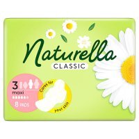 NATURELLA MAXI Podpaski ze skrzydełkami 8 sztuk