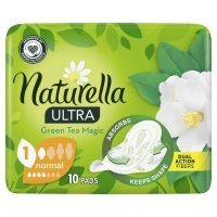 NATURELLA ULTRA NORMAL Zielona herbata Podpaski 10 sztuk