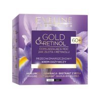 EVELINE Gold & Retinol 60+ Przeciwzmarszczkowy Krem odżywczy na dzień i noc, 50ml