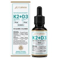ALTO PHARMA Naturalne Witaminy K2 + D3 Forte krople, 30 ml