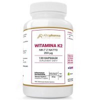 ALTOPHARMA Witamina K2 MK-7 z natto 200 µg, 120 kaps.