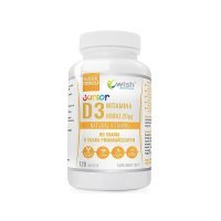 WISH Pharmaceutical Witamina D3 JUNIOR 800 IU 20 mcg 120 tabletek do ssania