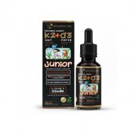 PROGRESS LABS Naturalne Witaminy K2 + D3 Junior krople 30 ml