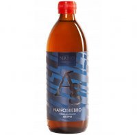 NANO SREBRO Srebro koloidalne 100 PPM 500 ml NANOLOGIC
