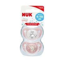 NUK DISNEY BAMBI silikonowy smoczek uspokajający 6-18 miesięcy 2 sztuki (176.008)