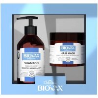BIOVAX PREBIOTIC Zestaw Szampon nawilżający 200 ml + maska regenerująca 250 ml
