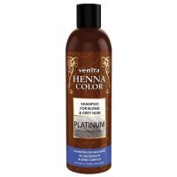 VENITA HENNA COLOR PLATINUM Szampon do włosów w odcieniach blond i siwych 250 ml