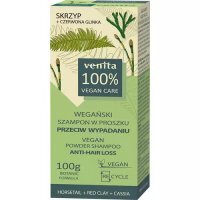 VENITA VEGAN CARE Wegański szampon w proszku przeciw wypadaniu włosów SKRZYP 100 g